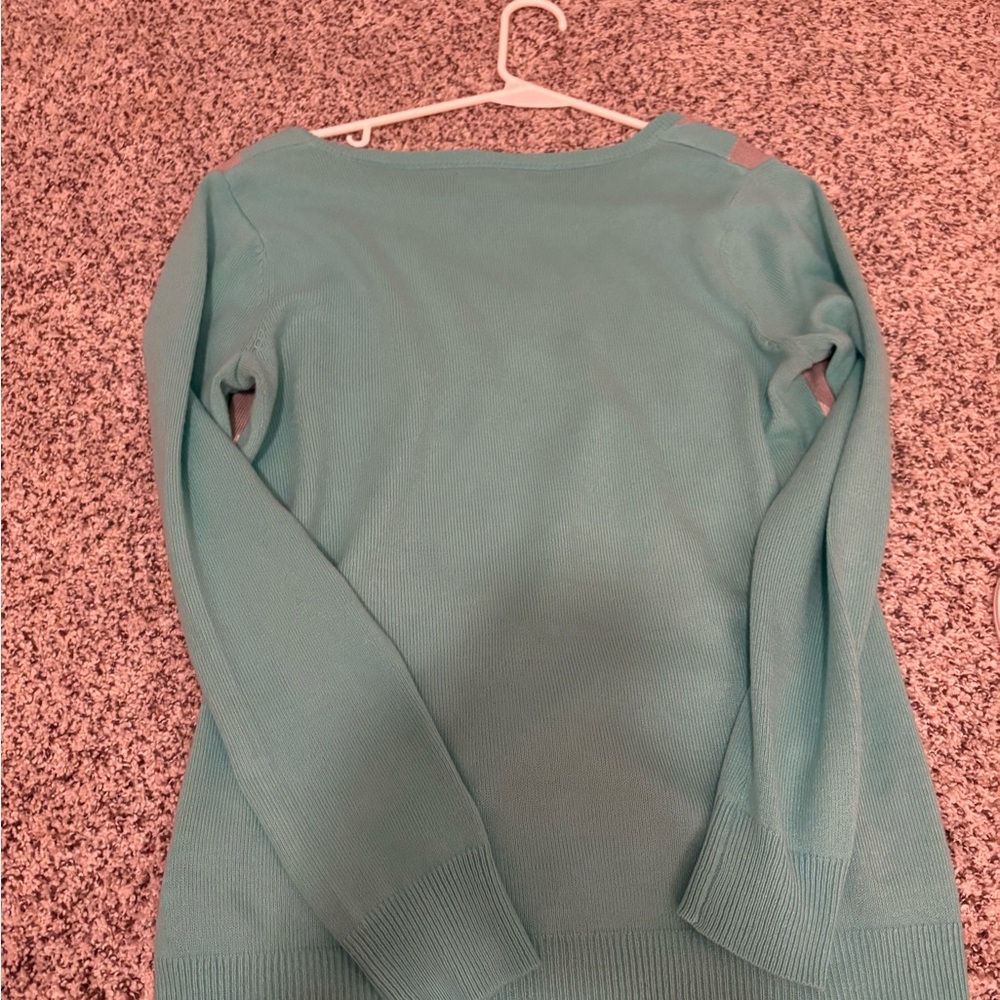Women's Aqua Sweater
